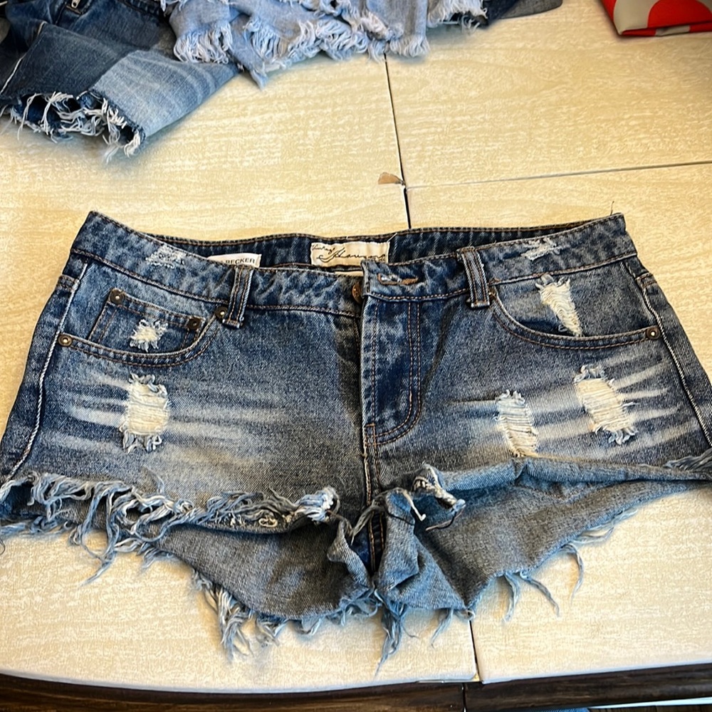 Vintage Havana blue Jean shorts